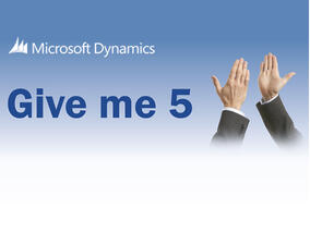 Give me 5 Again -  ERP решение от Microsoft на преференциални условия