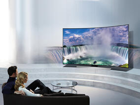 Пускат Samsung Curved UHD TV за първи път в Южна Корея