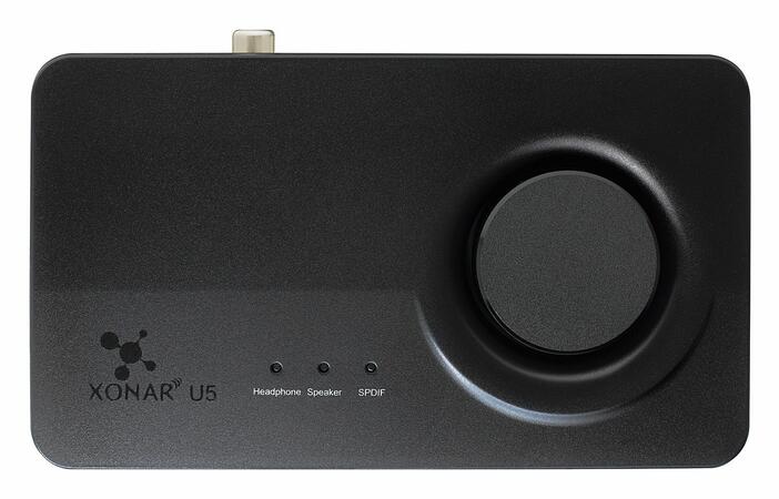 Звуковата карта на ASUS Xonar U5, която се свърза посредством USB, предлага истински 5.1-канален съраунд звук 