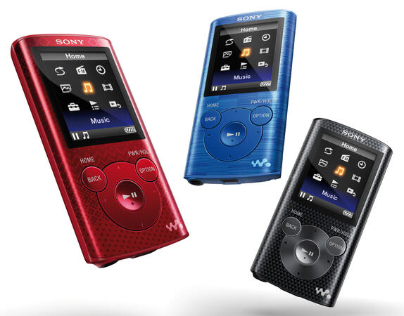 Слушайте по-дълго и повече с новите Walkman® видео MP3 плейъри от серия E