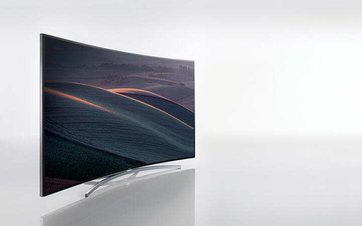 Samsung Curved UHD телевизор! Защо извит?