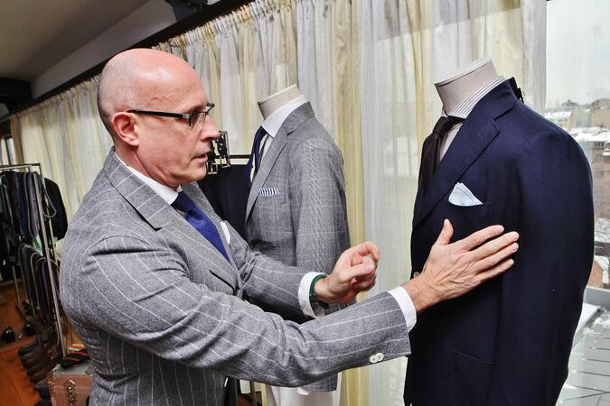Италиански дизайнер представи нов метод за създаване на мъжка мода 