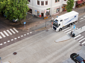 Сензори, радари и камери осигуряват 360̊ (панорамна) видимост в камионите Volvo