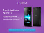 Sony представя Xperia™ E